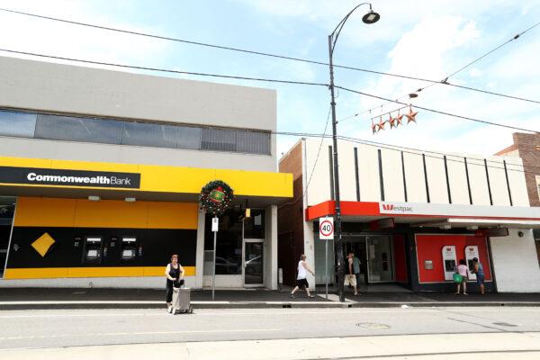 A general view of a Commonwealth Bank branch in Melbourne, Australia, on Nov. 30, 2017. (Robert Cianflone/Getty Images)