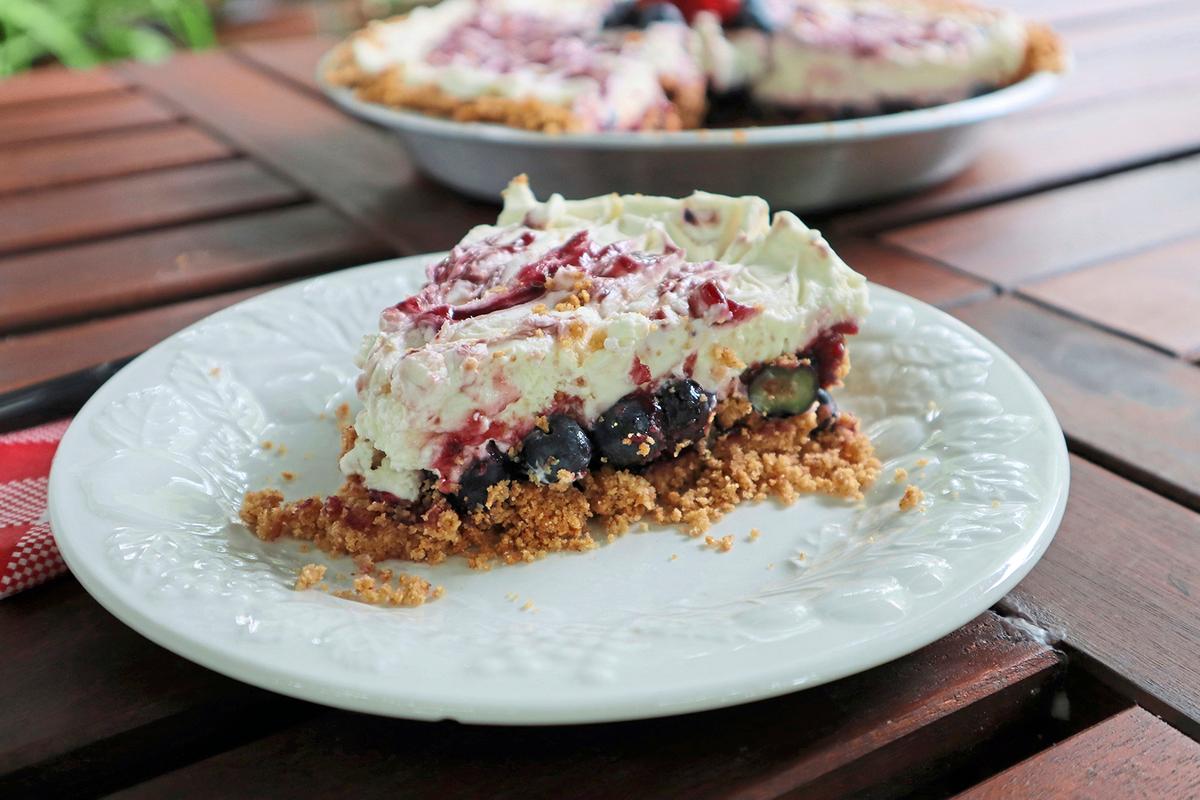 This Blueberry Cream Pie May Be the Tastiest Ever