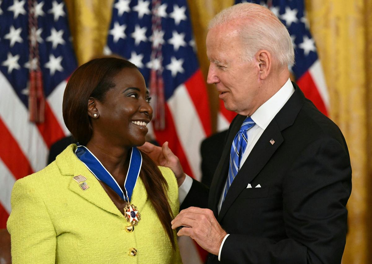 Biden Awards Medal of Freedom to Simone Biles, 15 Others