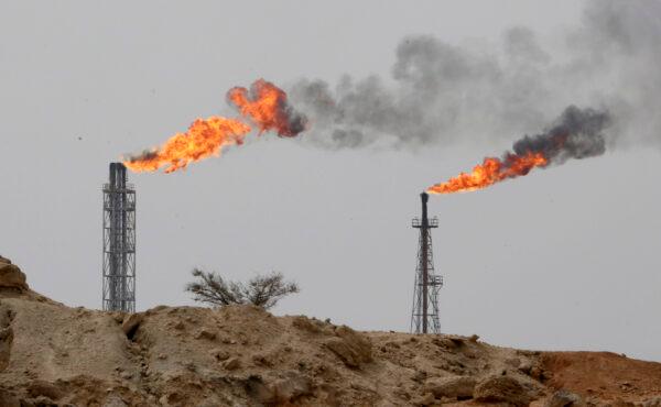 An oil facility on Khark Island off Iran's coast, on March 12, 2017. (Atta Kenare/AFP via Getty Images)