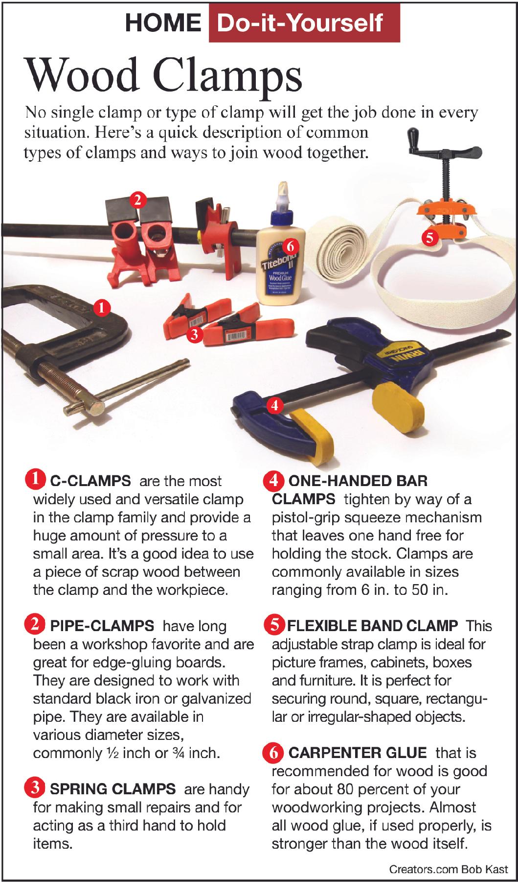 wood clamps tip sheet