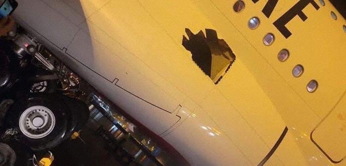 Dubai Plane Finishes 13 Hour Flight to Australia With Large Hole in Side
