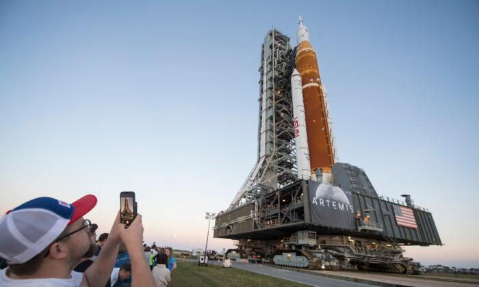 NASA Aiming for Late August Test Flight of Giant Moon Rocket