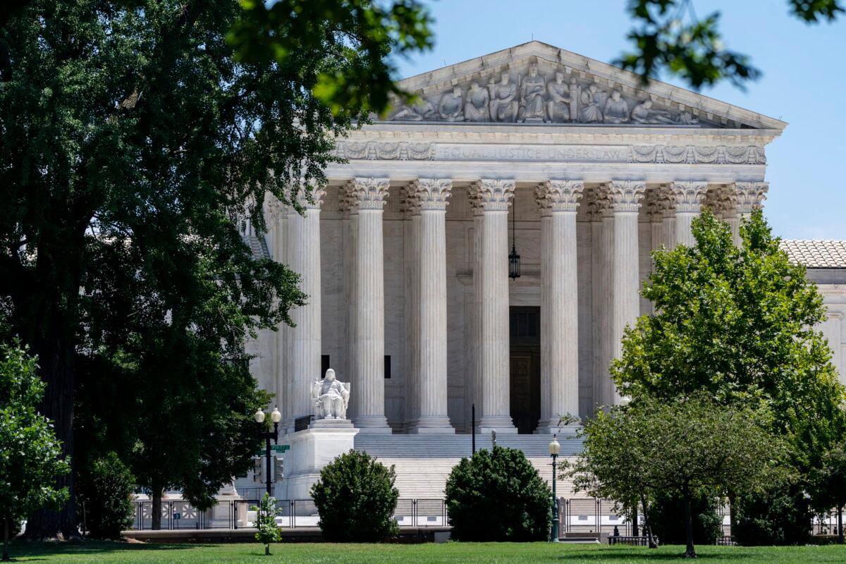 The Supreme Court is seen on Capitol Hill in Washington on July 14, 2022. (J. Scott Applewhite/AP Photo)