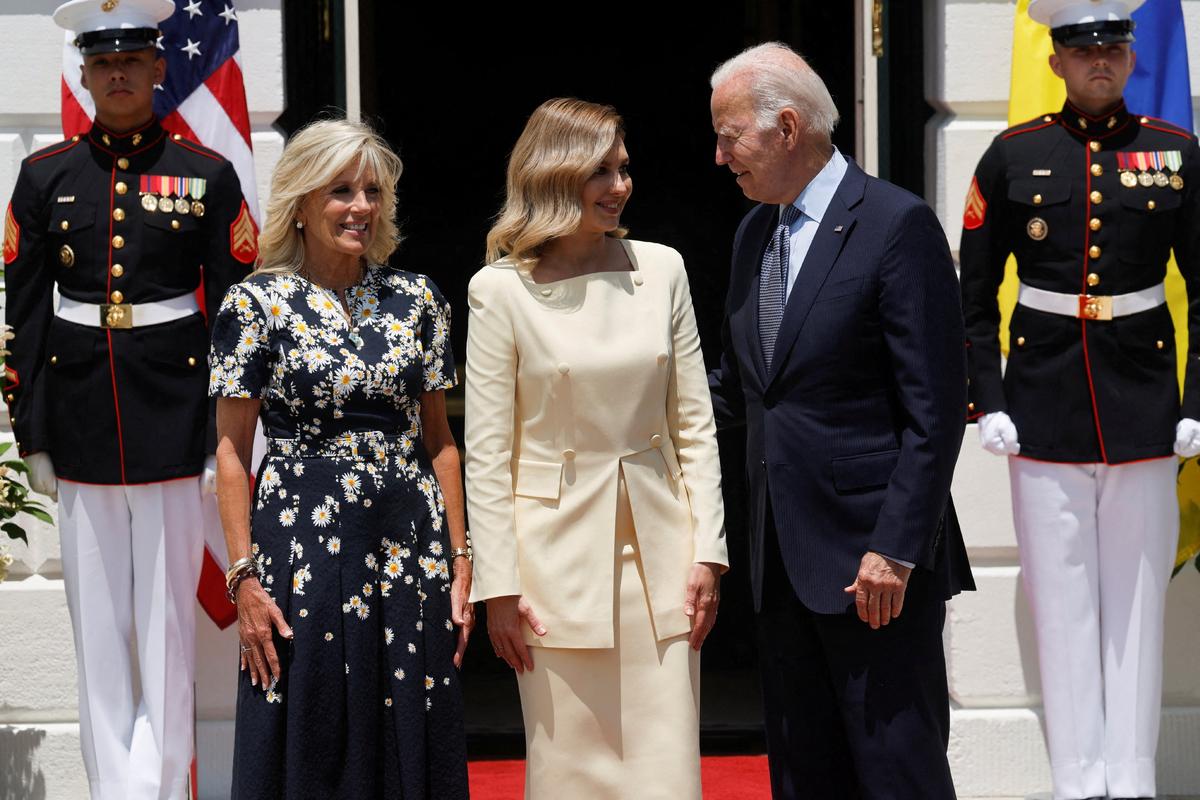 Bidens Welcome Ukraine’s First Lady to White House, Zelenskyy Expects Major Results