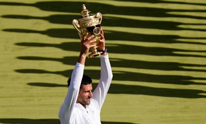 Djokovic Tops Kyrgios for 7th Wimbledon, 21st Grand Slam Trophy