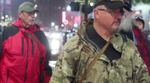 Oath Keepers founder Elmer Stewart Rhodes III said the group was doing event and personal security on Jan. 6, 2021; not plotting to attack the Capitol as alleged by federal prosecutors. (Epoch TV)