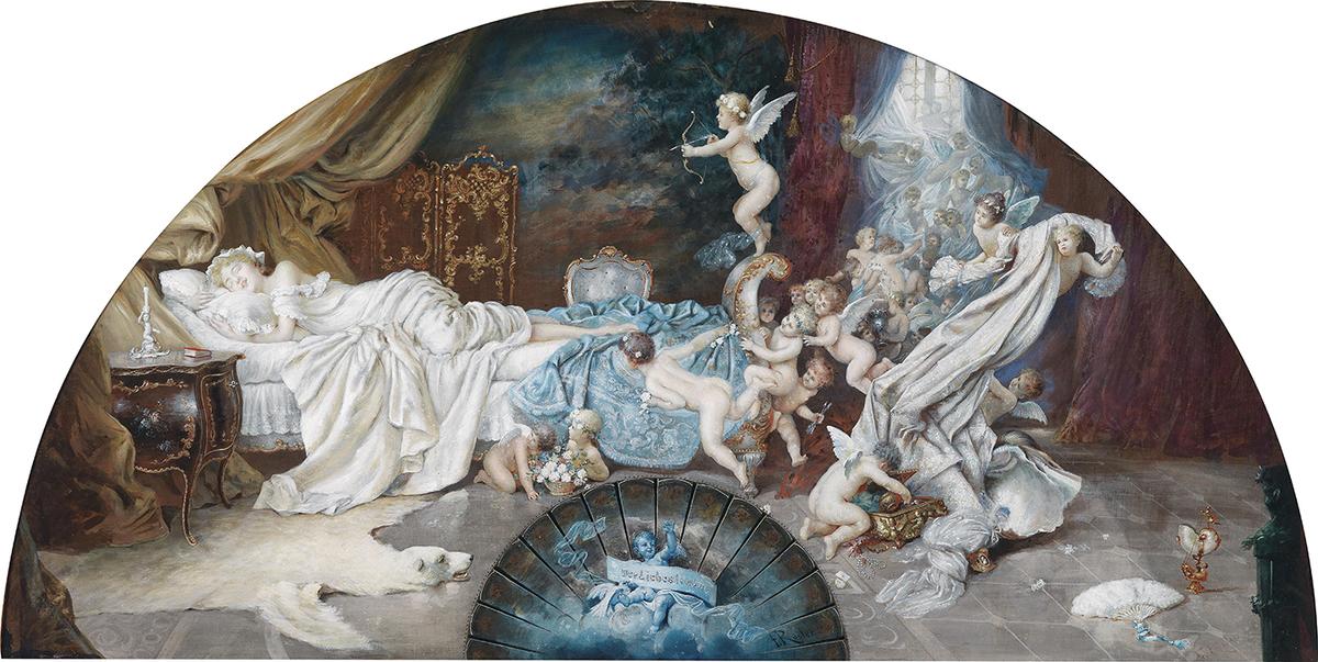 "The Love Dream," date unknown, by Franz Rösler. (Public Domain)