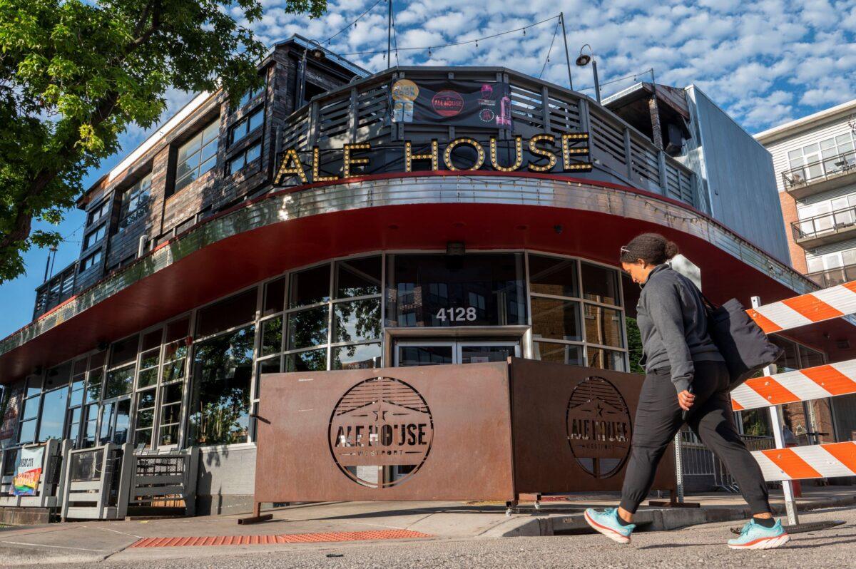 The Westport Ale House in the Westport area of Kansas City, Mo., on July 11, 2022. (Emily Curiel/The Kansas City Star via AP)