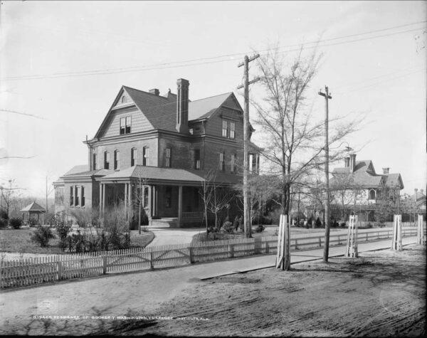 Washington’s residence at the Tuskegee Institute, Ala., 1906. (Public Domain)