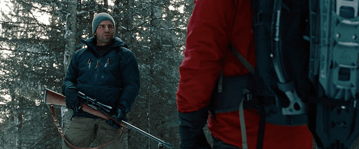 Outcome Agents #3 (Oscar Isaac) and #5 (Jeremy Renner) in the Alaskan outback, in "The Bourne Legacy." (Universal Pictures)