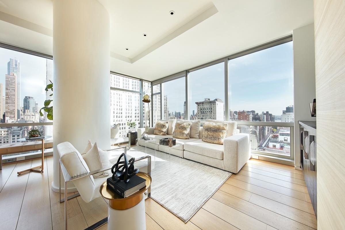 A white on white interior conveys a fresh, modern vibe. (Scott Gabriel Morris/TNS)