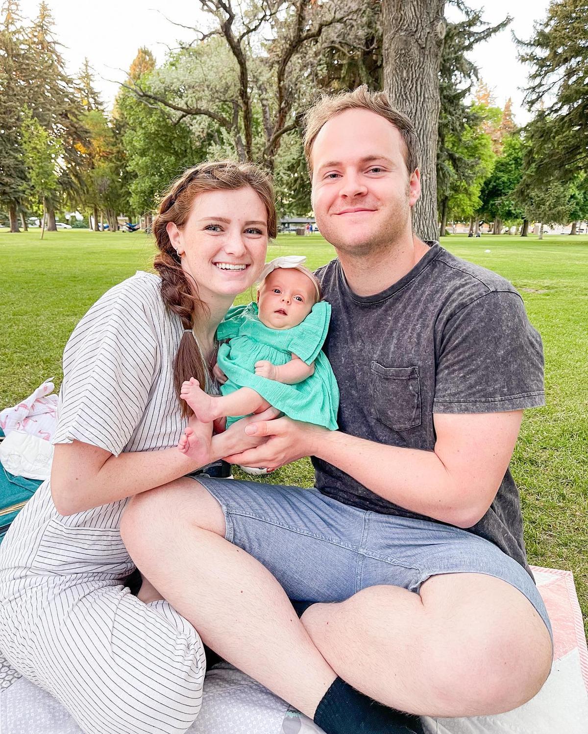 Hannah and Nicholas with their baby daughter. (Courtesy of <a href="https://www.instagram.com/hannahnichole29/">Hannah Nichole</a>)