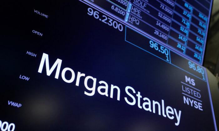 Morgan Stanley Profit Slumps 30 Percent as Dealmaking Stalls