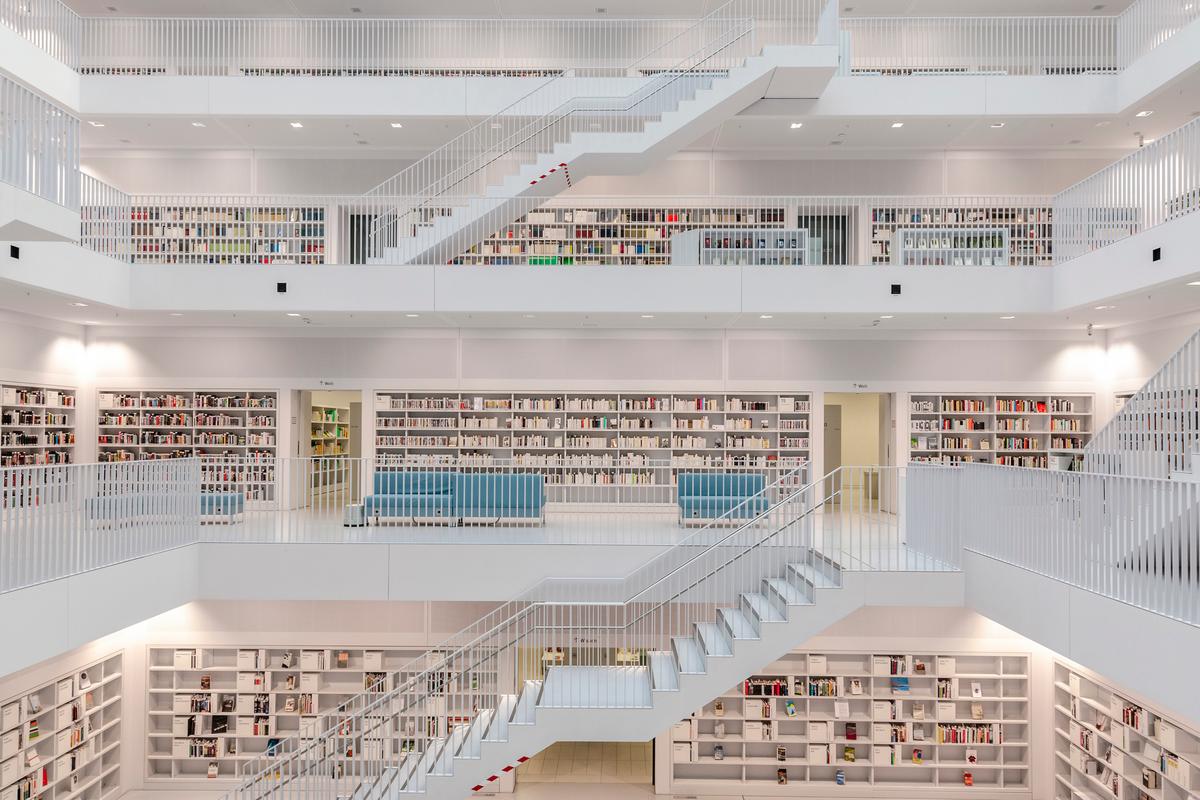  Stuttgart City Library, Germany. (Courtesy of <a href="https://www.instagram.com/richardsilverphoto/">Richard Silver</a>)