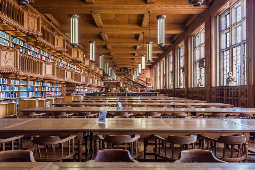  University Library, Leuven, Belgium. (Courtesy of <a href="https://www.instagram.com/richardsilverphoto/">Richard Silver</a>)