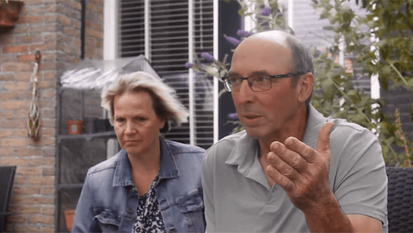 Dutch dairy farmer Martin Neppelenbroek at his farm in Lemelerveld, The Netherlands, on July 7, 2022. (The Epoch Times)