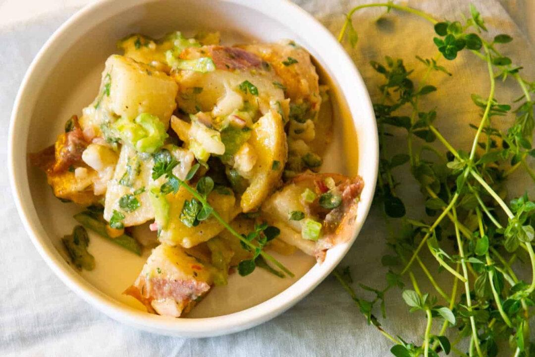 Healthy French Potato Salad (Vegan)