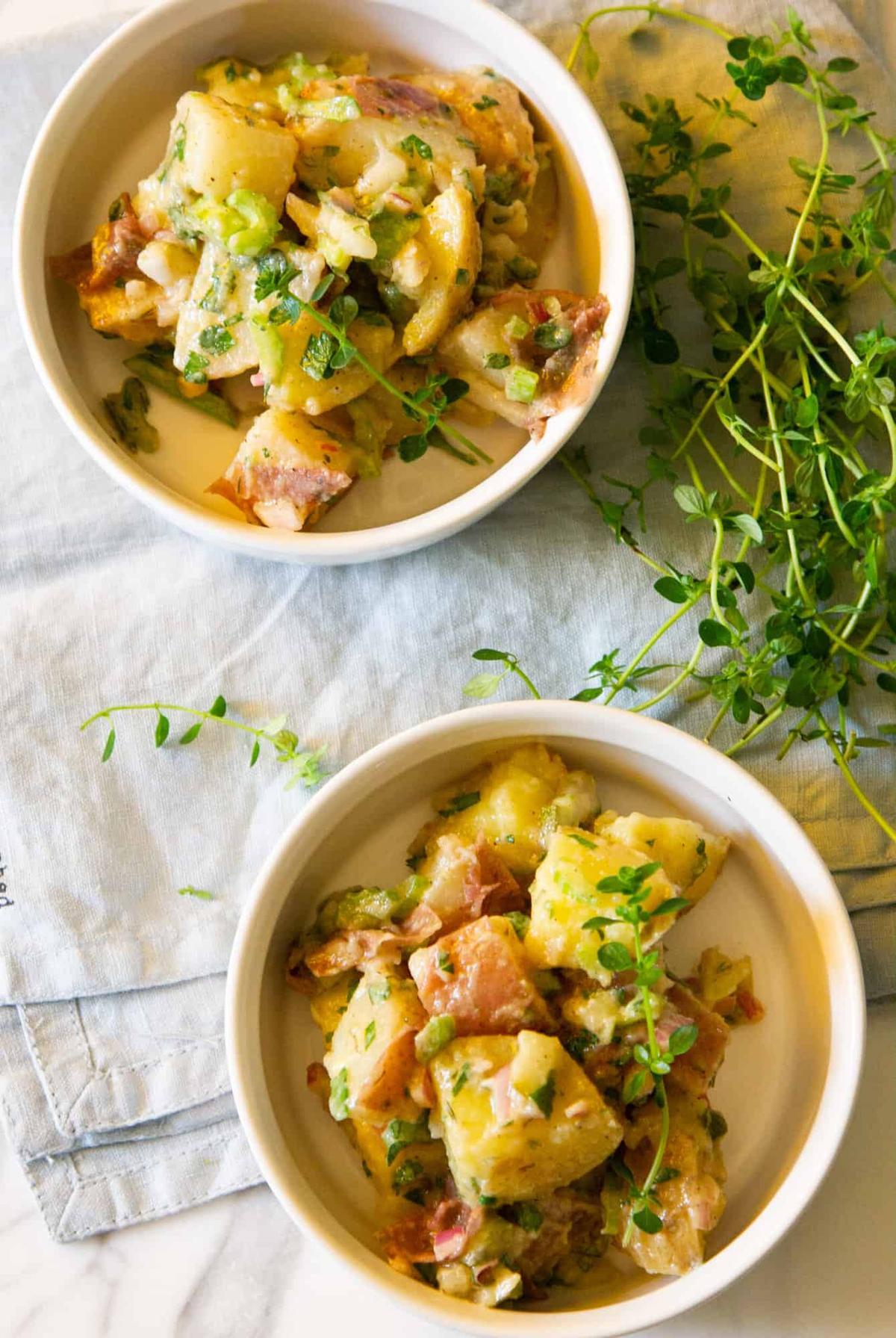 Healthy French Potato Salad (Vegan)