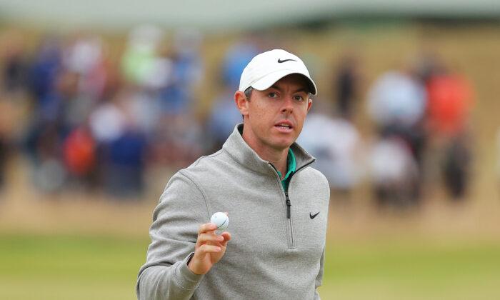 Co-leaders Rory McIlroy, Viktor Hovland Share 4-Shot Lead at the Open