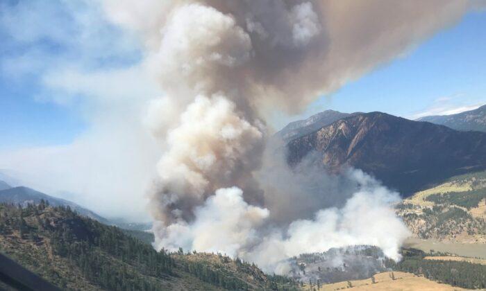 Six Homes Destroyed, No Injuries Reported in ‘Daunting’ Wildfire West of Lytton, BC