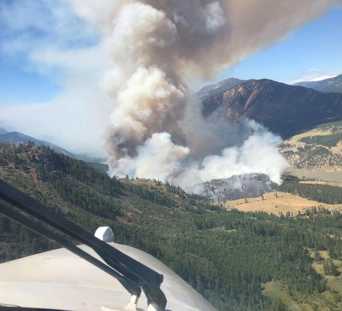 Six Homes Destroyed, No Injuries Reported in 'Daunting' Wildfire West of Lytton, BC