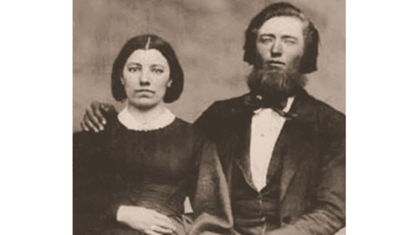 Caroline and Charles Ingalls (Public Domain)