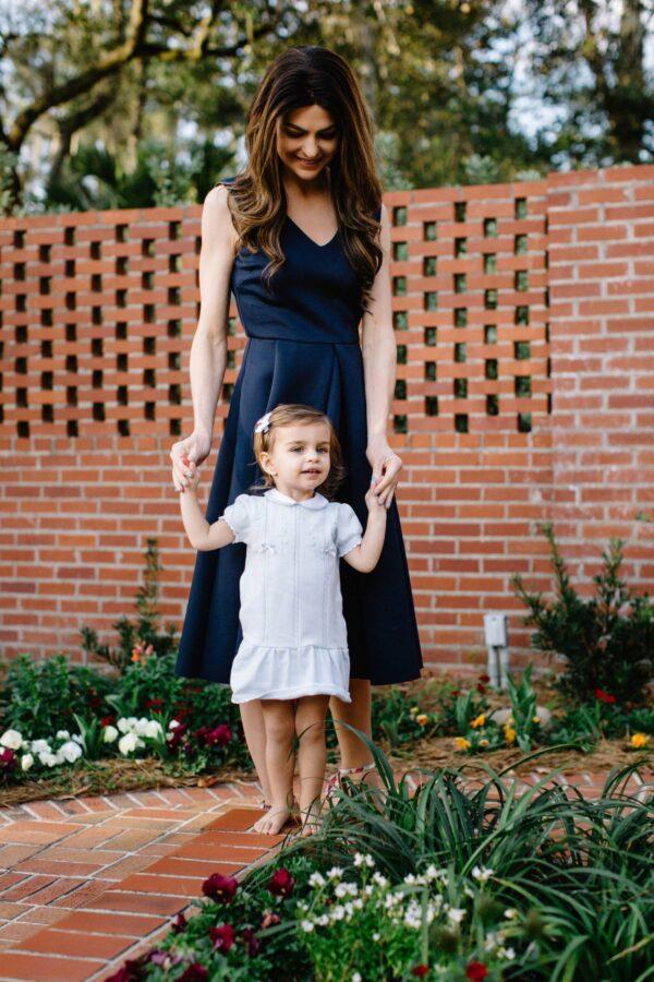 Florida's first lady, Casey DeSantis, with youngest child, Mamie, in an undated photo. (Courtesy of Ron DeSantis for Governor)