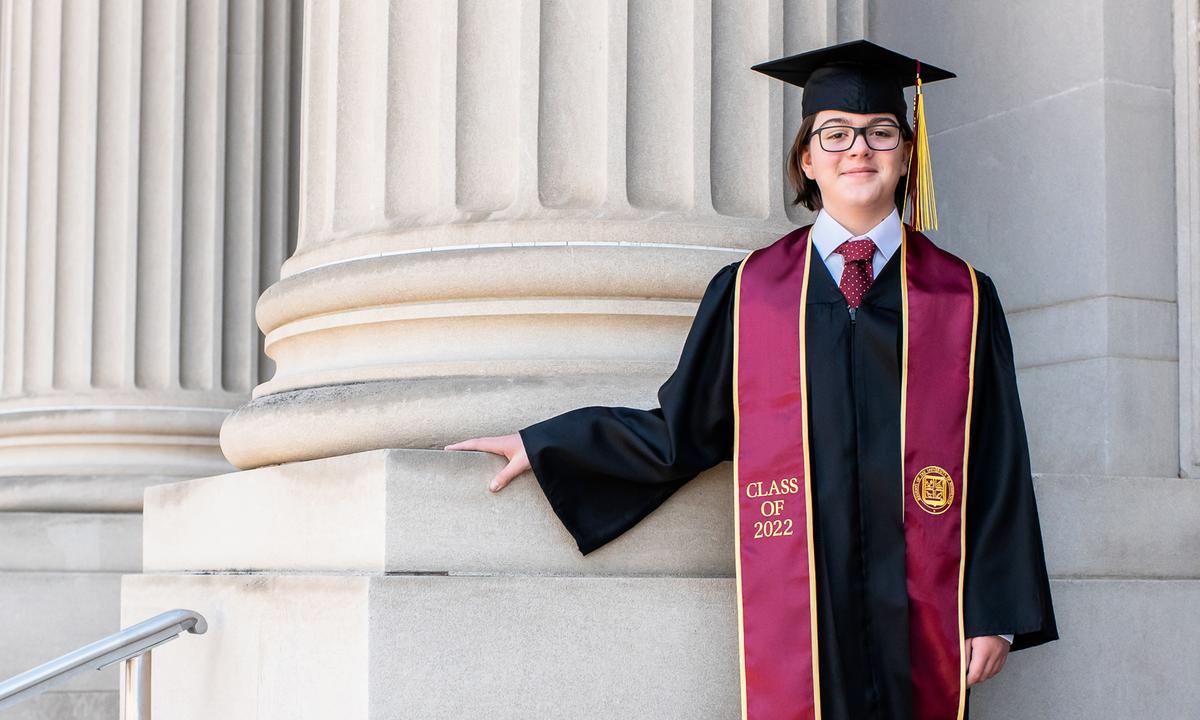 After 2 Years Homeschooling Using High School Curriculum, Boy, 13, Graduates College With 3.78 GPA