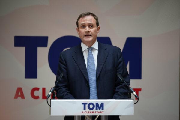 Former Tory leadership candidate Tom Tugendhat. (Yui Mok/PA)