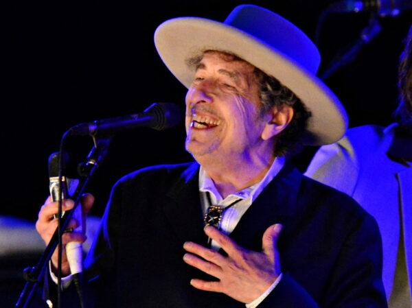 U.S. musician Bob Dylan performs during on day 2 of The Hop Festival in Paddock Wood, Kent on June 30, 2012. (Ki Price/Reuters)