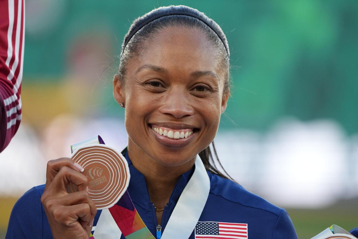 American Felix Signs Off With 19th Worlds Medal