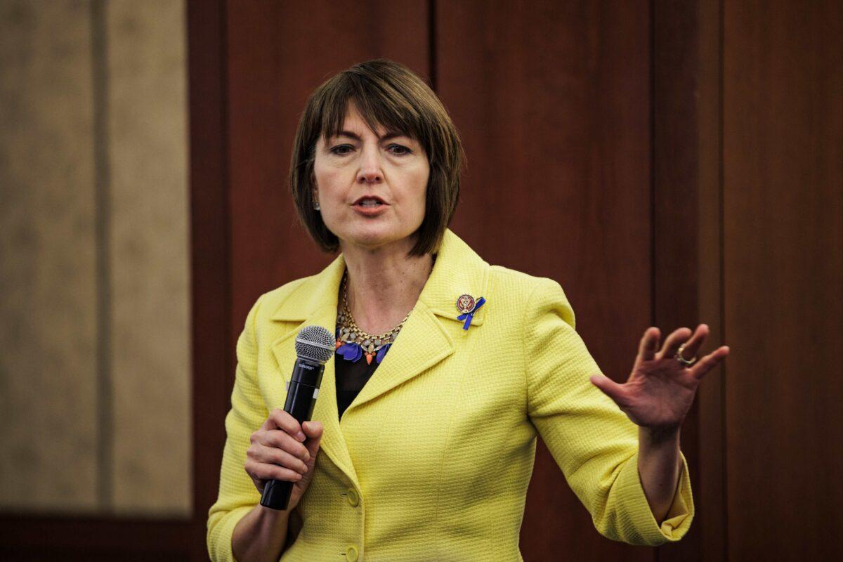 Rep. Cathy McMorris Rodgers (R-Wash.) sponsored one of four bills calling for an end to COVID-19 emergency measures adopted by the House Rules Committee on Jan. 30, 2023. (Samuel Corum/Getty Images)