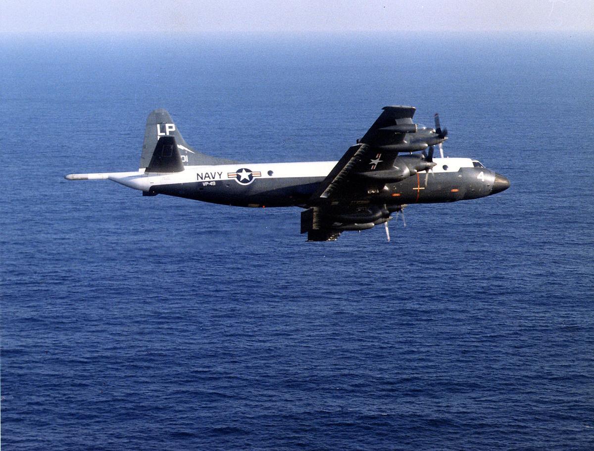 A P3 Orion antisubmarine airplane of the U.S. Navy. (Public Domain)