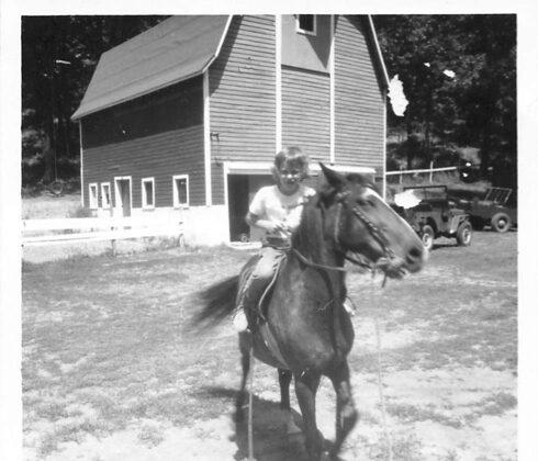 Laurene C. Mann developed a passion for horses early on. (Courtesy of Laurene C. Mann)