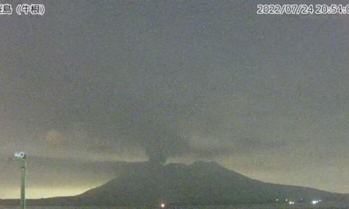 Volcano Erupts on Western Japanese Island of Kyushu for Third Straight Day