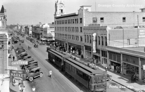 W. Fourth St., Santa Ana, circa 1920. (Courtesy of Orange County Archives)