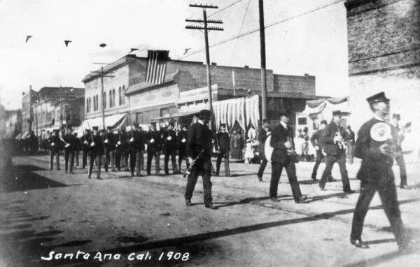 Parade in Santa Ana, Calif., circa 1908. (Courtesy of Orange County Archives)