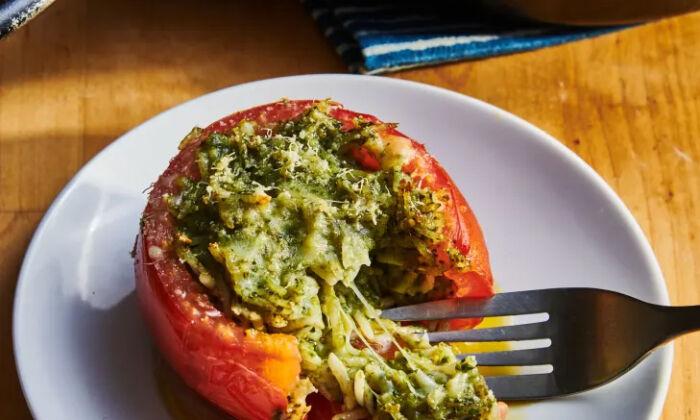 Easy, Cheesy Grilled Stuffed Tomatoes Are My New Summer Staple