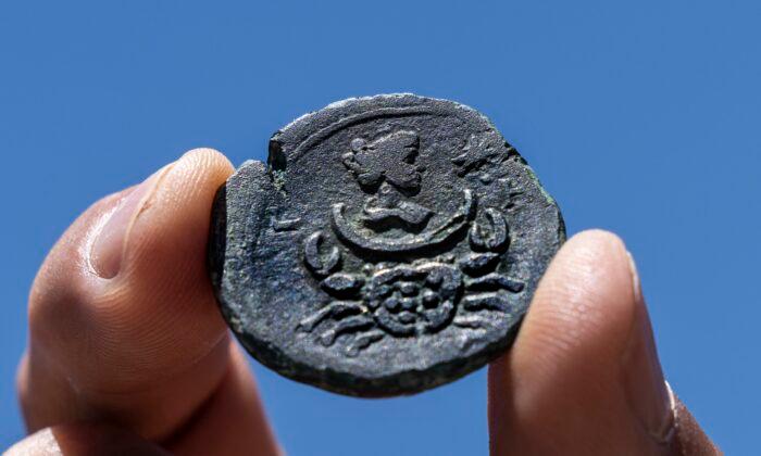 In a First, Coin Bearing Zodiac Found Off Israel’s Coast