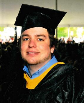 Matthew Denice, pictured here at his college graduation, was killed by an illegal immigrant who was driving without a license. (Courtesy of Maureen Maloney)