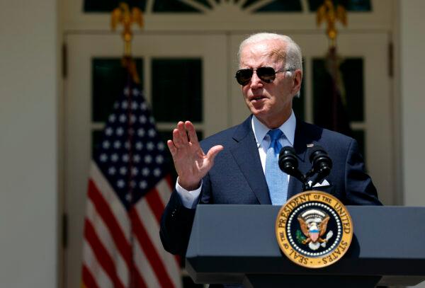 President Joe Biden at the White House in 2022. (Anna Moneymaker/Getty Images)