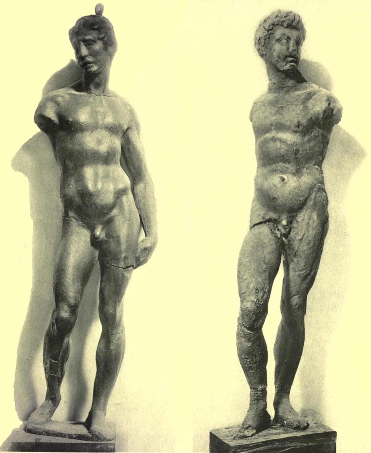 WAX MODELS FOR THE DAVID (After Michelangelo. Florence: Museo Buonarroti) Alinari