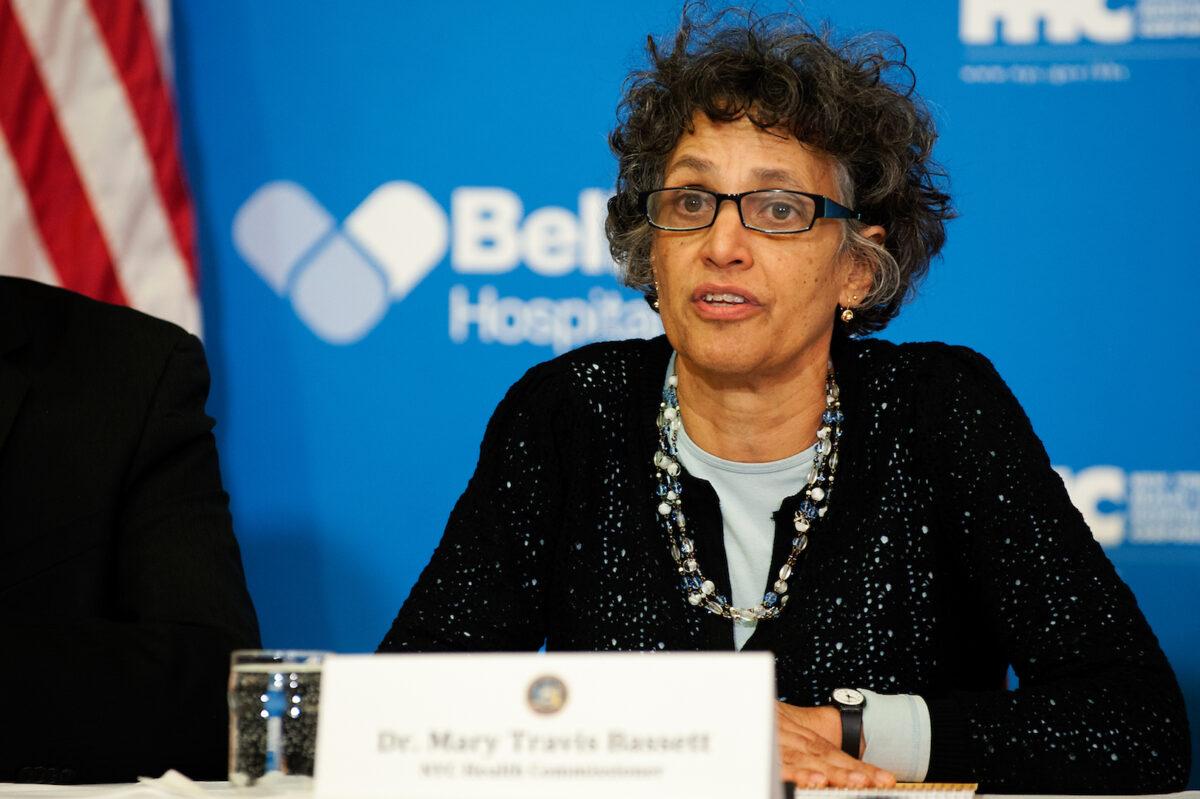 New York state Health Commissioner Dr. Mary Travis Bassett speaks at a press conference in New York on Oct. 23, 2014. (Bryan Thomas/Getty Images)
