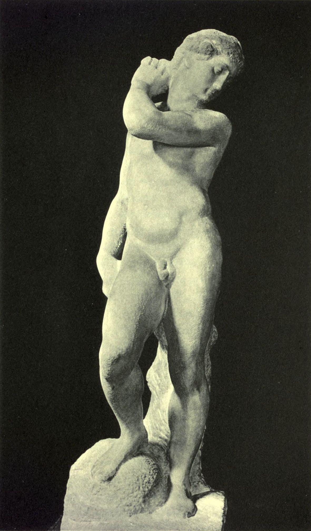 APOLLO (After Michelangelo . Florence: Museo Nazionale) Alinari