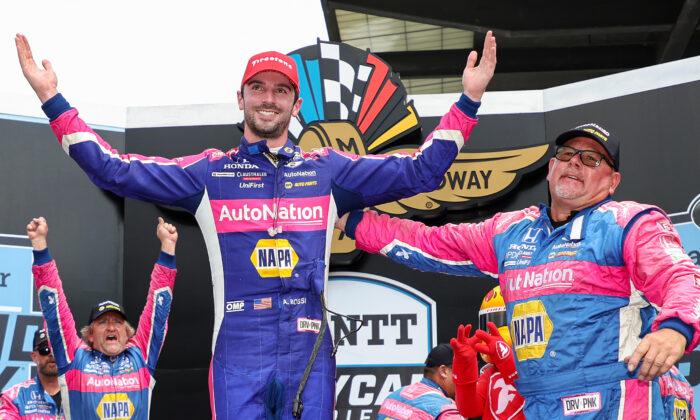 Alexander Rossi Ends Long Drought With Win in Gallagher Grand Prix
