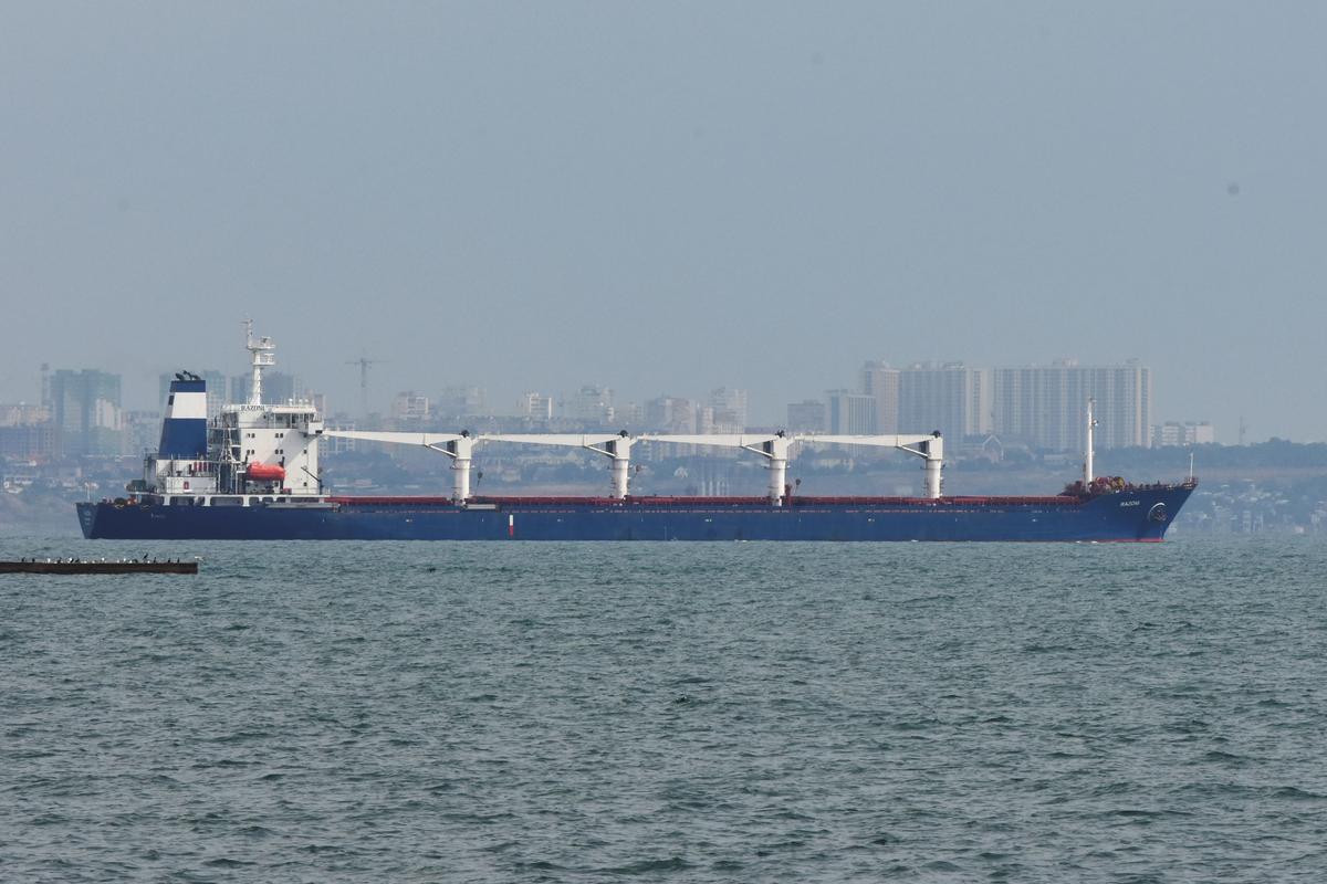 1st Ship Carrying Ukrainian Grain Leaves the Port of Odesa
