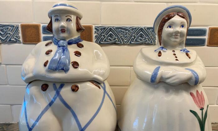Pottery Company Was Well Known for Colorful Cookie Jars Like These