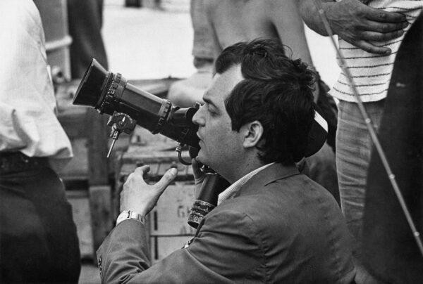 Kubrick during the production of "Dr. Strangelove" in 1963. (Columbia Pictures)