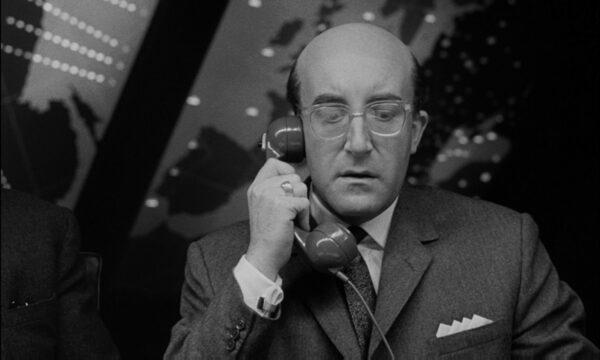 Peter Sellers in one of his several roles in Stanley Kubrick's "Dr. Strangelove or: How I Learned to Stop Worrying and Love the Bomb." (Columbia Pictures)